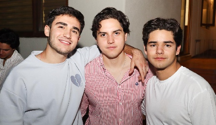  Iñaki Abaroa, Emilio Delgado y Emilio Gallegos.