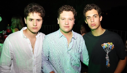  Juan Pablo Fernández, Andrés Cambeses y Andrés Abaroa.