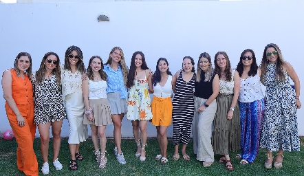  Ana Sofía, Ana Gabriela, Adri de la Maza, Ana Gaby Ibarra, Ana Sofía Solana, Pamela Castro, Lucia, Sofía Torres, Cristina, Pili Castañón, María Berrueta y María José Hernández.