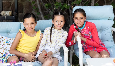  Ana Sofi, Mariana y Alma.