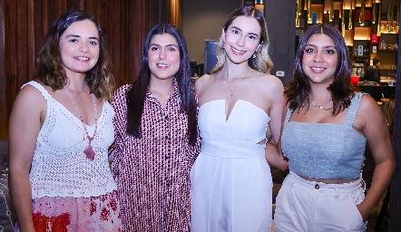  Gaby Martins, Camila Villarreal, Estefanía Calvillo y Vale Padilla.