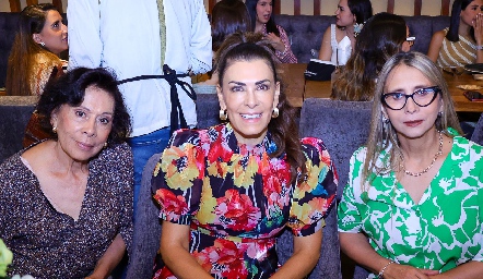  Carmen Moreno, Tina Díaz de León y Gina Rodríguez.