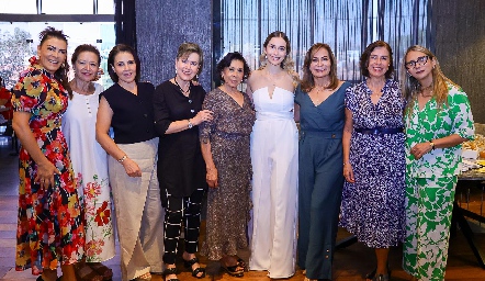  Tina Díaz de León, Patricia Vazquez, Cris Muñoz, Marta Morales, Carmen Moreno, Estefanía Calvillo, Zaira Minero, Graciela y Gina Rodríguez.