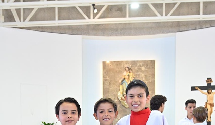  Juan Carlos Conde, Marcelo Pérez y Santiago Díaz de León.