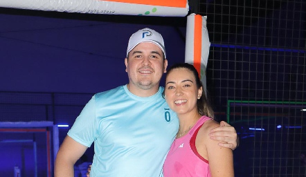  Alejandro Peña y Leslie Ayala.