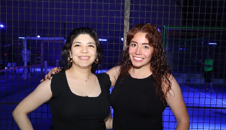  Rocío Silva y Estefani Rodríguez.