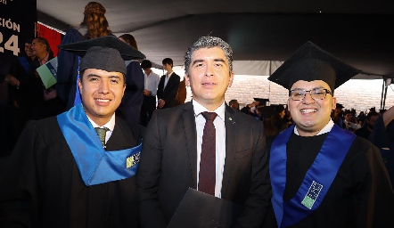 Gamaliel Leija, José Luis Martínez y José Arturo Lemus.