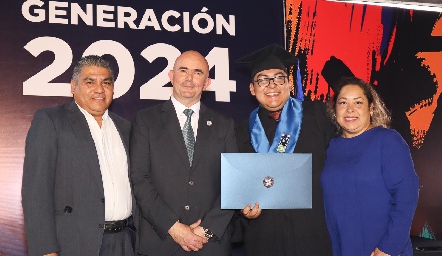  Rodolfo Valdez, Francisco Martínez Becker, Mauricio González y Linda González Gómez.