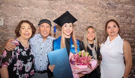  Lucia Garza, Alejandro, Alejandra Mendoza, Carina Mendoza y Gabriela.