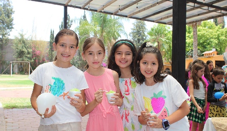  Euge Mercado, Luciana Leos, Marcela Ávila y Ana Claudia.