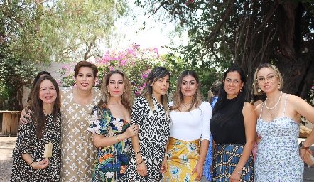  Lucía Castro, Esther Cavazos, Karen Aranda, Guiliala Juárez, Yolanda Bárcena, Vero Reynoso y Lorena Gil.