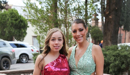  Mercedes Anaya y Silvia Guel.