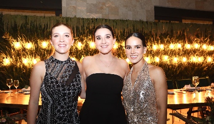 Paulina Martínez, Claudette Villasana y Sandra Villalobos.