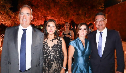  Ricardo Raymond, Laura Acosta, Alejandra Ávila y José Antonio Gutiérrez.