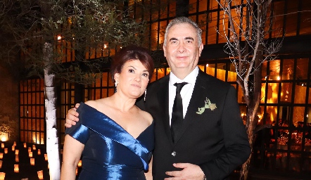  Isabel Guzmán y Jorge Mauricio, papás de la novia.