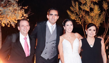  Arturo Mauricio, Mauricio Sánchez, Daniela Mauricio y Rosy Martínez.