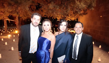  Andrés Chaca, Susana Ciuffardi, Nina Galarza y Oscar Álvarez.