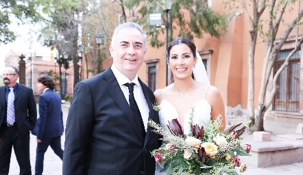  Jorge Mauricio con su hija Daniela.