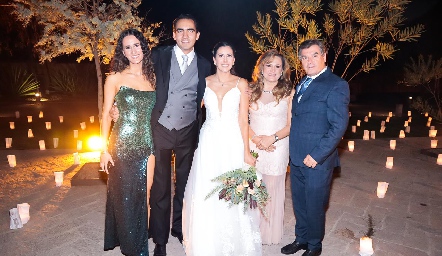  Anna Ortuño, Mauricio Sánchez, Daniela Mauricio, Ana Lilia Von Der Meden y Luis Gerardo Ortuño.