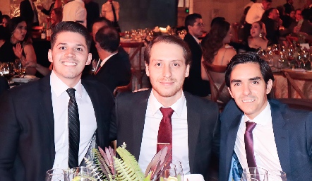  Alejandro Cisneros, Gerardo Rosillo y Arturo González.