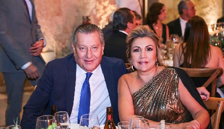  Jorge Rossel y Claudia García.