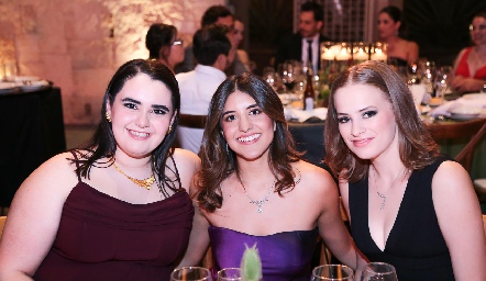  Martita Payán, Fernanda Reyes y Ale Flores.