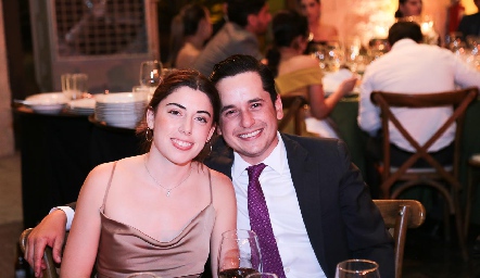  Andrea Vilet y Agustín Soberón.