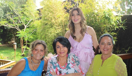  Anyul Kury, Yoya González, Ana Sofía Muñiz y Maricha Gordoa.