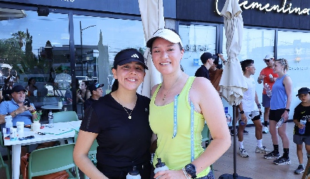  Sofía Ruiz y Andrea de la Fuente.