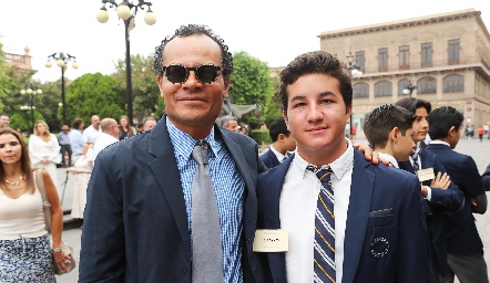   Miguel Fernández y Carlos de los Santos.