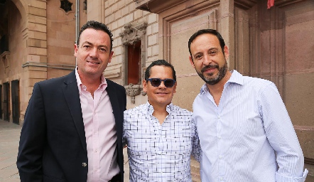 Ulises Artolózaga, Sergio Quibrera y Elías González.