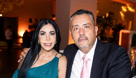   Fabiola Moreno y Víctor Tame.