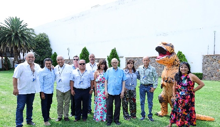  Fernando Valdés, Fernando Cifuentes, Marco Antonio Bustos, Felipe Azcona, Alberto Goñil, Salvador Espinosa, Martha García, Maestro Vicente Ojeda, Cecilia Warburton, Fernando Noriega y Adriana Mares, organizadores del evento.