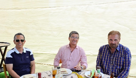  Jorge Rodríguez, Francisco Ocaña y Eduardo Lárraga.