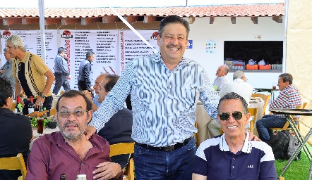 Antonio Vega, Jesús Mata y Jorge Rodríguez.