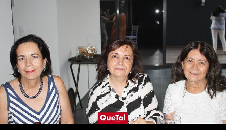  Marisa Pantoja, Luz Elena Cueli e Isabel López Alonso.