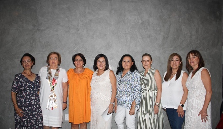  Norma Cárdenas, Ofe Carillo, Sandra Gaviño, Clau Gómez, Amalia Meade, Margarita Acebo, María Clara Ramírez y Tere de la Torre.