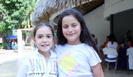  María Valentina Félix y Sofía Reinoso.