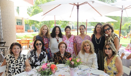  Yolanda Martínez, Vicky Fernández, Sara Arienzo, Velia Hervert, Cuata Meade, Marcelle del Valle, María Zendejas, Adelina Lasso de la Vega e Isa Cabrera.