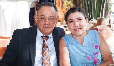 Laura Hernández y Jorge Covarrubias.