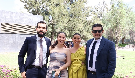  Guillermo Báez, Nuria Ledezma, Ana Pau de la Rosa y Gerardo Jiménez.