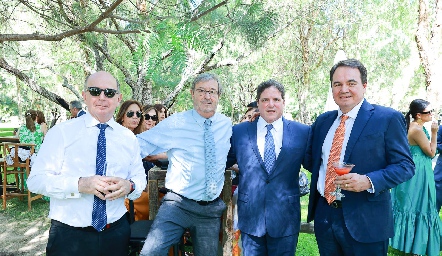  Leoncio Montemayor, Jorge Villarreal, Jaime Herrera y Luis Javier Hernández.