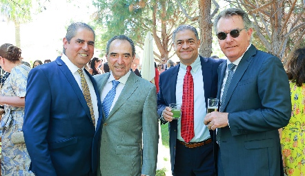  Luis Doris, Alejandro González, Sergio Bravo y Alejandro Garza.
