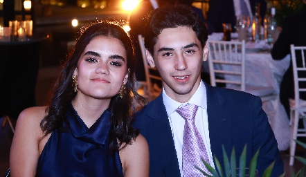 Silvana Garza y Gabriel Aguilar.