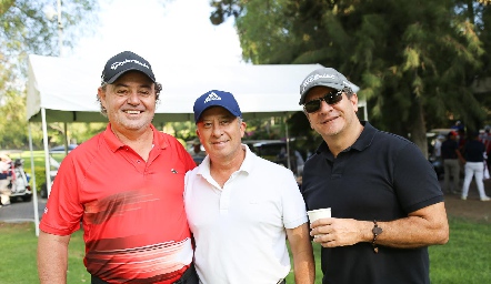  Manuel Cué, Jorge Gómez y Oscar Vargas.