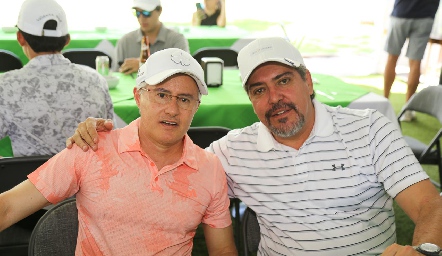  Jorge Aldrett y Daniel de Luna.