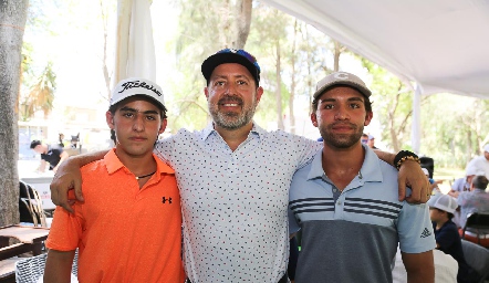  Diego Carreras, Daniel y Daniel Carreras.