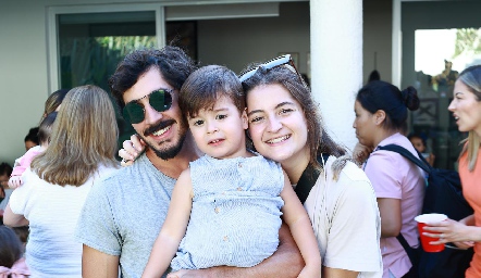  Fernando Díaz de León, Paulina Dibildox y Luca Dibildox.