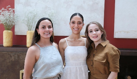  Ceci Dávila, Marijó Alonso y Alejandra de la Torre.