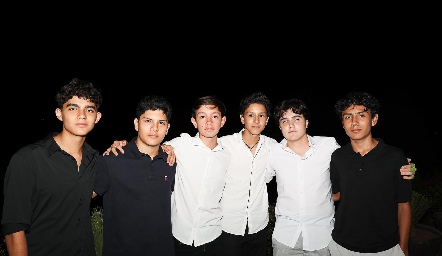  Carlos, Francisco, Andy, Andrés, Alejandro y Jaziel.